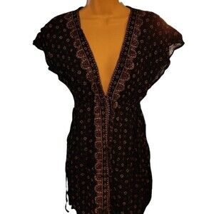 Motherhood Maternity Navy Blue Blouse/Tunic Size Small